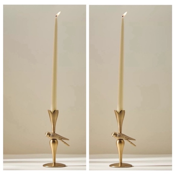 Anthropologie Other - Anthropologie Marizia Sparrow Candle Holders SET OF TWO